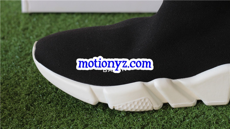 Update Version Balenciaga Speed Trainer Sock Race Runners Black